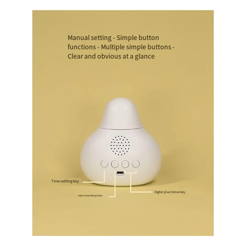 Big Goose Night Light Alarm Clock