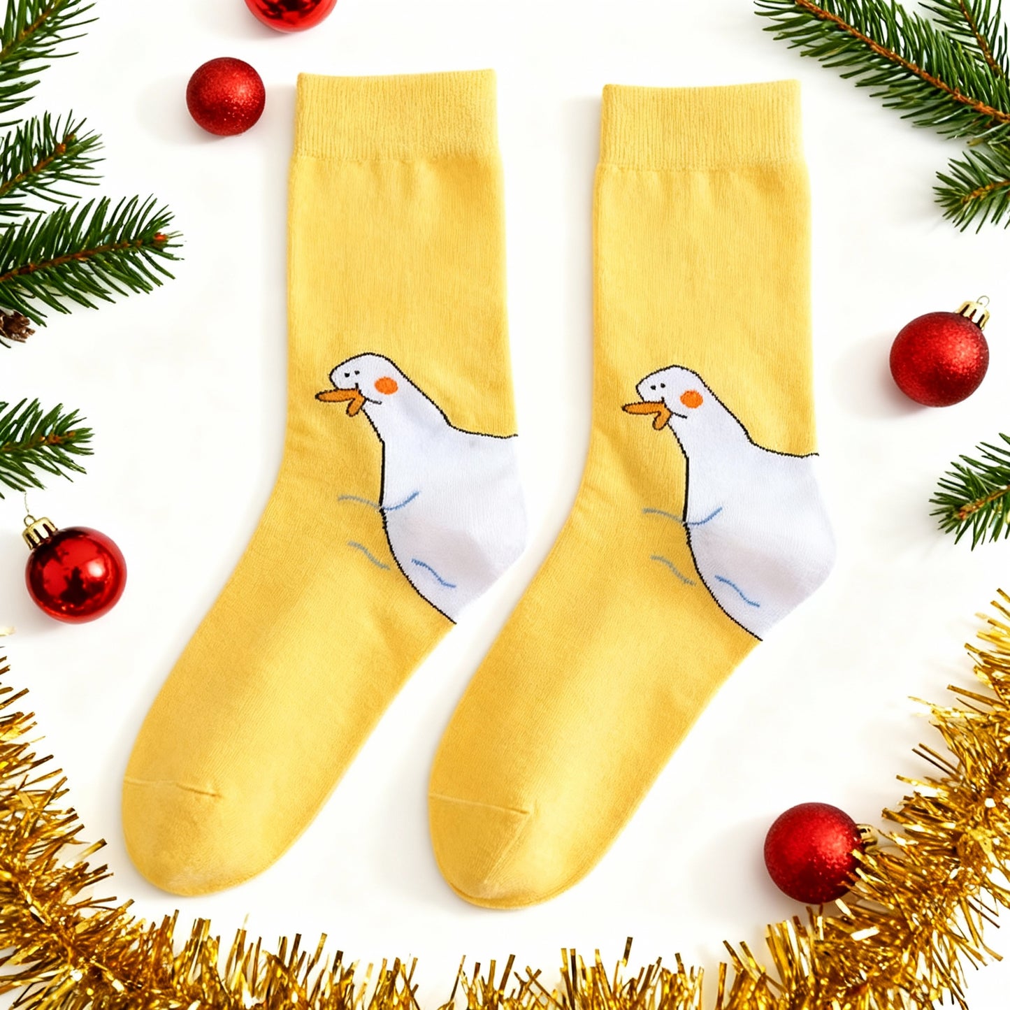 Funny Goose & Duck Socks – Breathable, Soft & Cute
