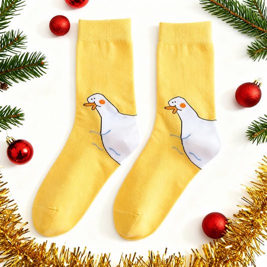 Funny Goose & Duck Socks – Breathable, Soft & Cute