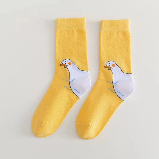 Funny Goose & Duck Socks – Breathable, Soft & Cute