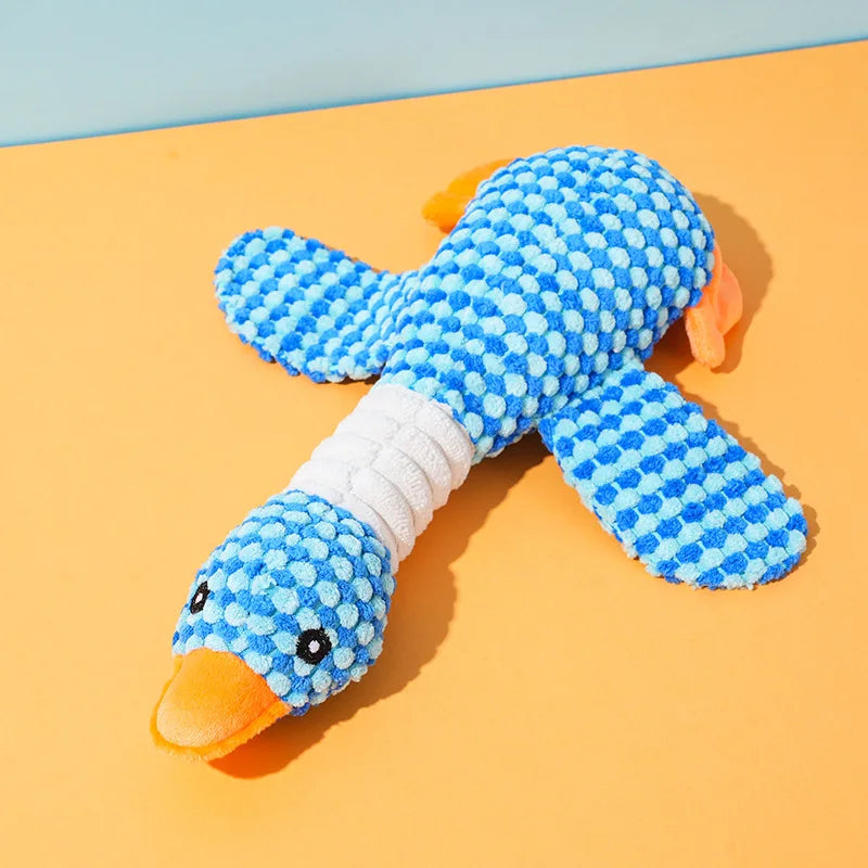 Goose Plush Squeak Toy – Chewable Playmate for Dogs