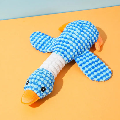 Goose Plush Squeak Toy – Chewable Playmate for Dogs