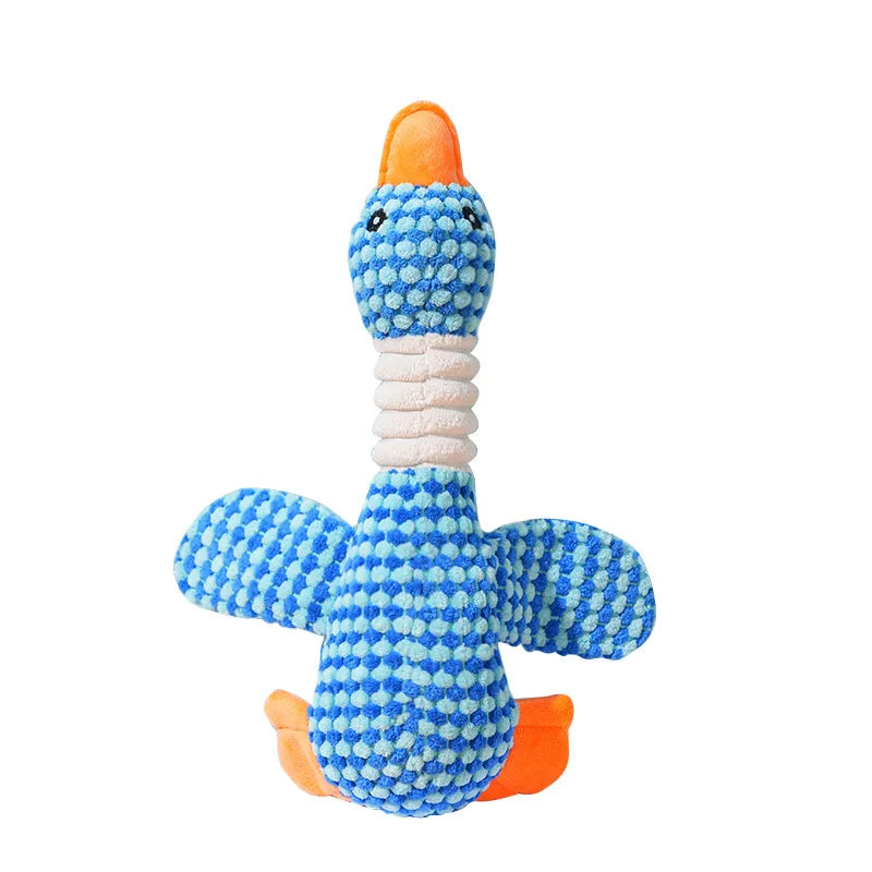 Goose Plush Squeak Toy – Chewable Playmate for Dogs