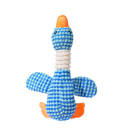 Goose Plush Squeak Toy – Chewable Playmate for Dogs