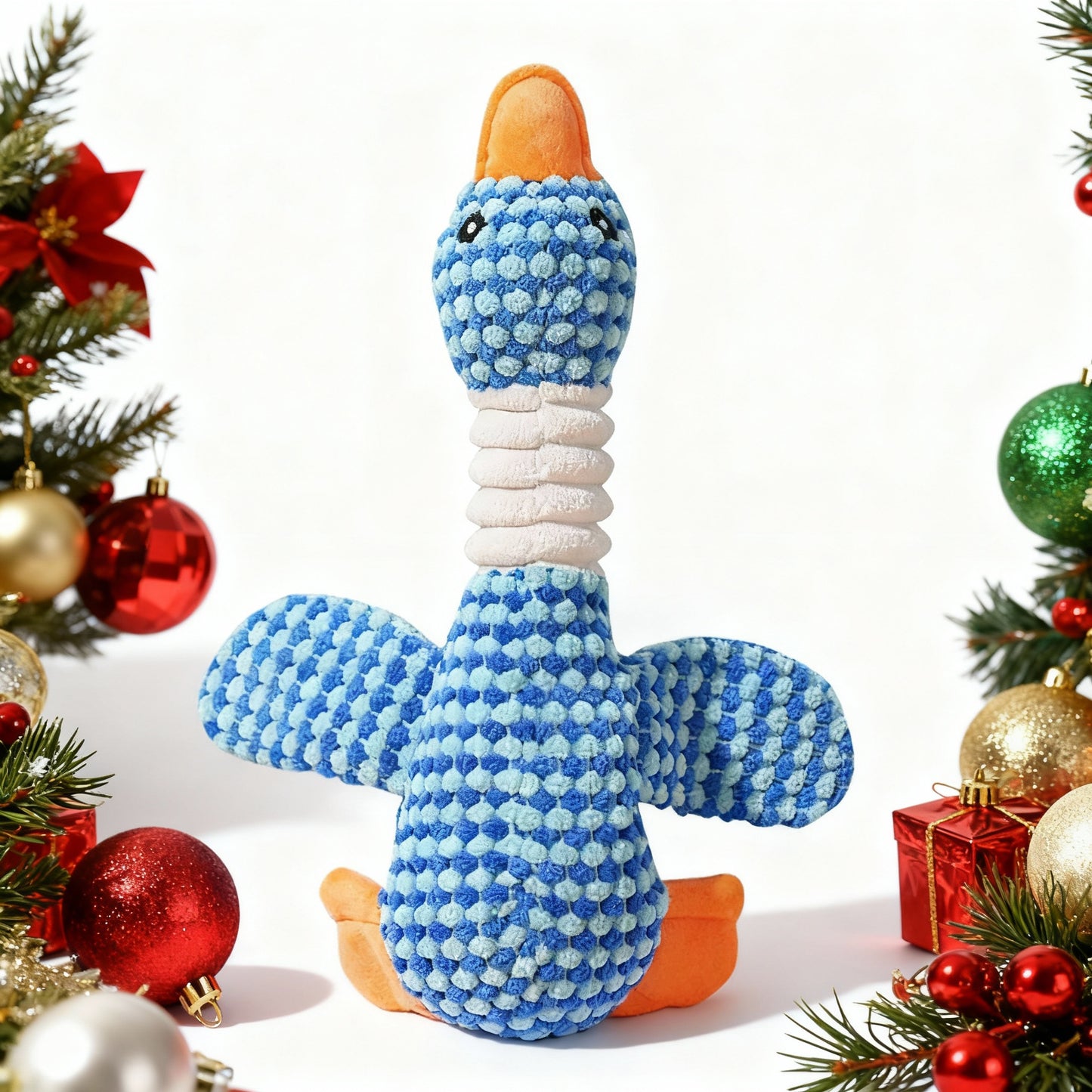 Goose Plush Squeak Toy – Chewable Playmate for Dogs