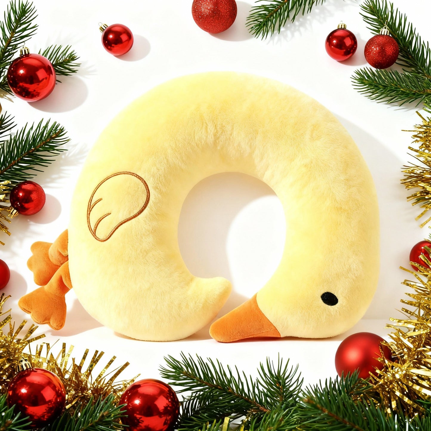 Goose Neck Travel Pillow – Ultra‑Soft U‑Shaped Plush